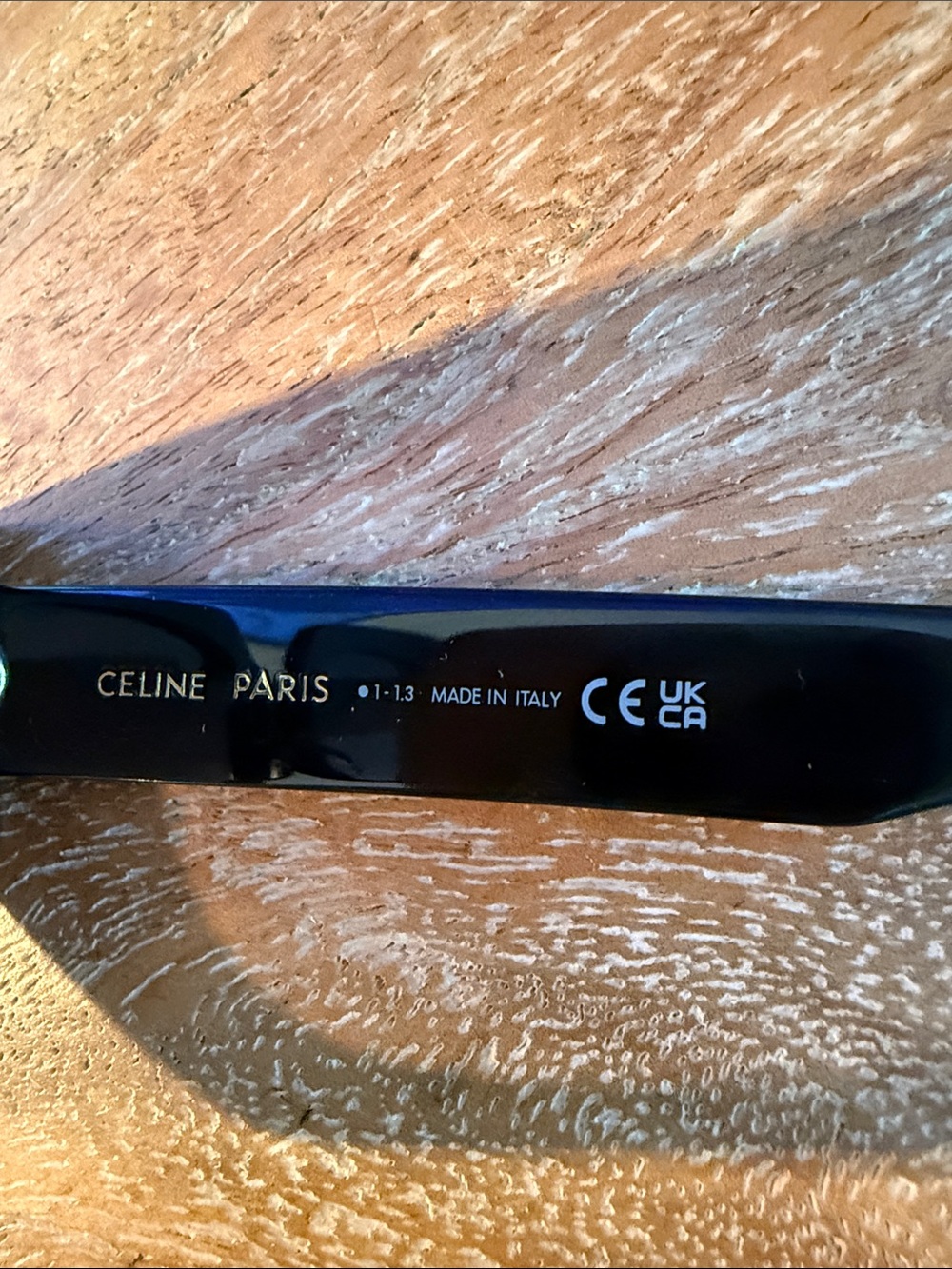 Celine Black Oversized Cat Eye Sunglasses - Picture 7 of 7